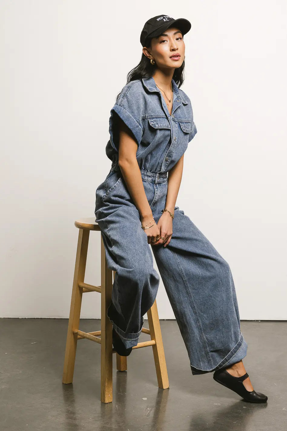 Milani Denim Jumpsuit for Women - Stylish One Piece Romper with Pockets | Perfect for Casual Outings, Date Nights & Summer Fashion (Final Sale)