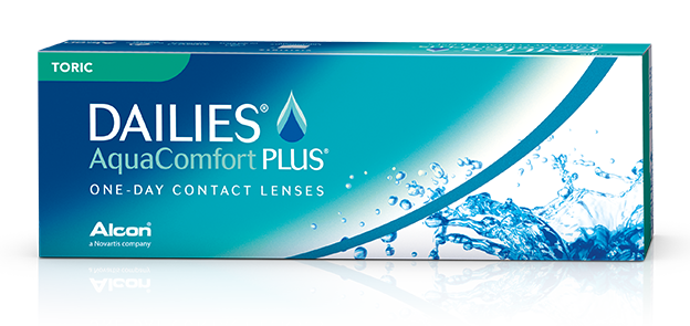 DAILIES AquaComfort Plus Toric Contact Lenses - 90 Pack (3 Month Supply) - For Astigmatism & Dry Eyes - Comfortable Daily Disposable Lenses - Perfect for Active Lifestyles, Sports & Travel