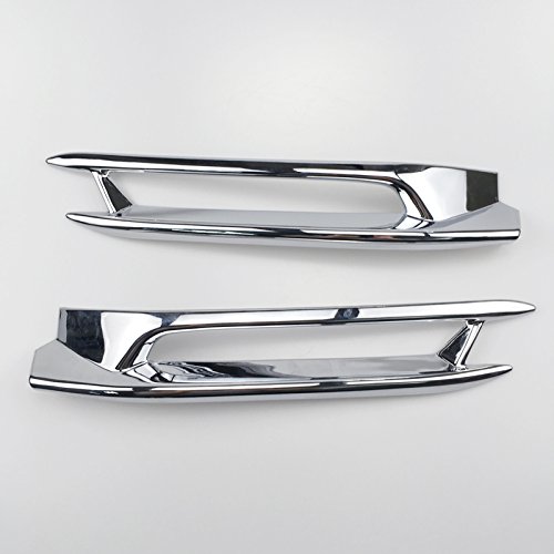 2018-2019 Honda Accord ABS Chrome Front Fog Light Cover Trim - 2PCS Exterior Car Styling Accessories for Enhanced Style & Protection (Perfect for Night Driving & Custom Car Mods)