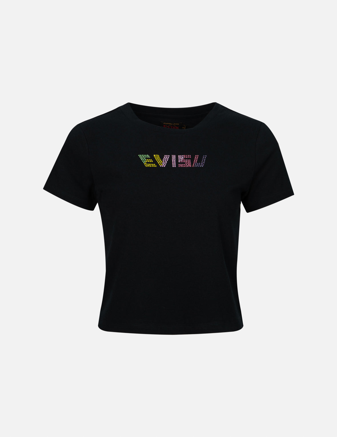 Stylish Rhinestone Embellished Slim Fit T-Shirt for Women - Perfect for Casual Outings, Parties & Everyday Wear