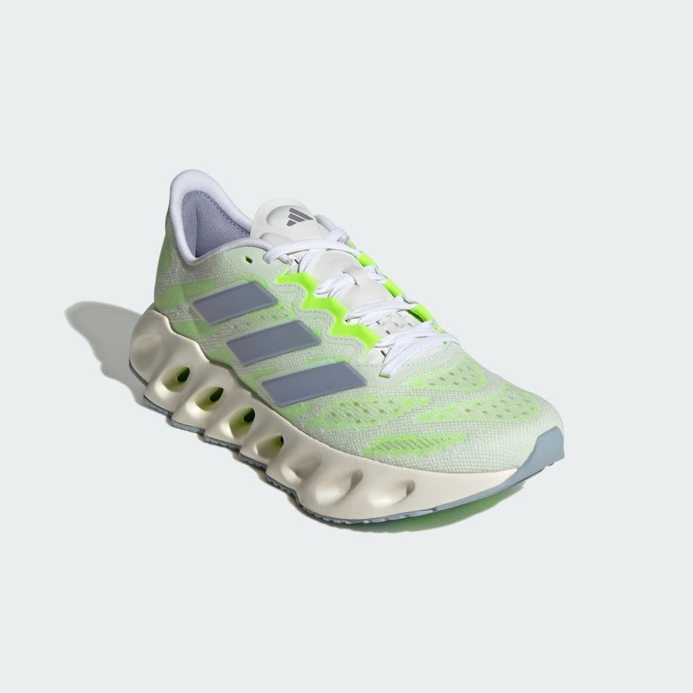 adidas Women's Switch FWD Running Shoes - White/Silver Violet/Lucid Lemon - Size 8 | Lightweight Cushioned Sneakers for Women's Jogging, Gym Workouts & Everyday Wear