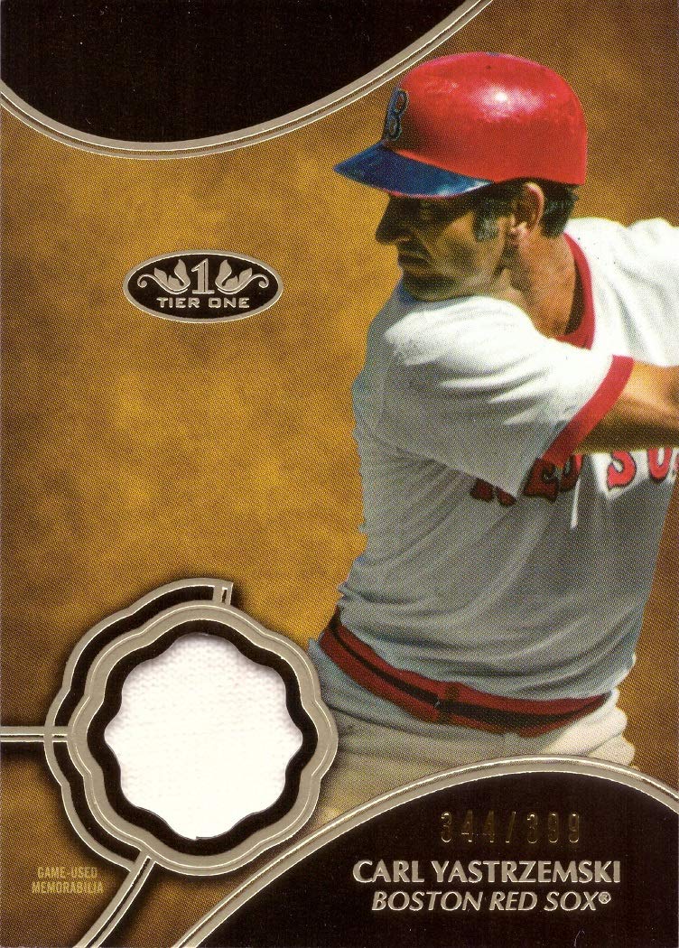 Carl Yastrzemski Game Worn Jersey Baseball Card - Limited Edition 399 - Perfect for Collectors & Sports Fans