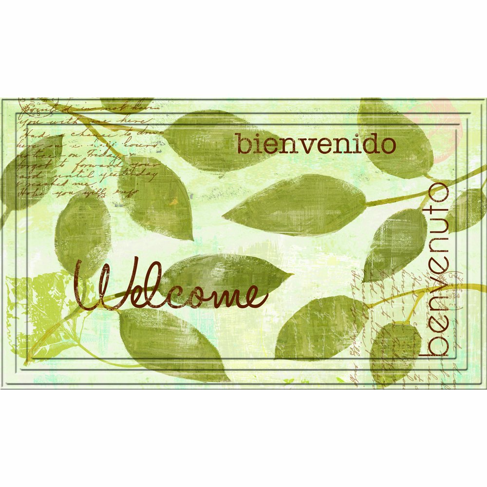 Naturelles Nature's Inspiration Non-Slip Door Mat 18x30 Inch - Eco-Friendly Welcome Mat for Indoor/Outdoor Use - Perfect for Entryway, Patio, and Front Door Decor