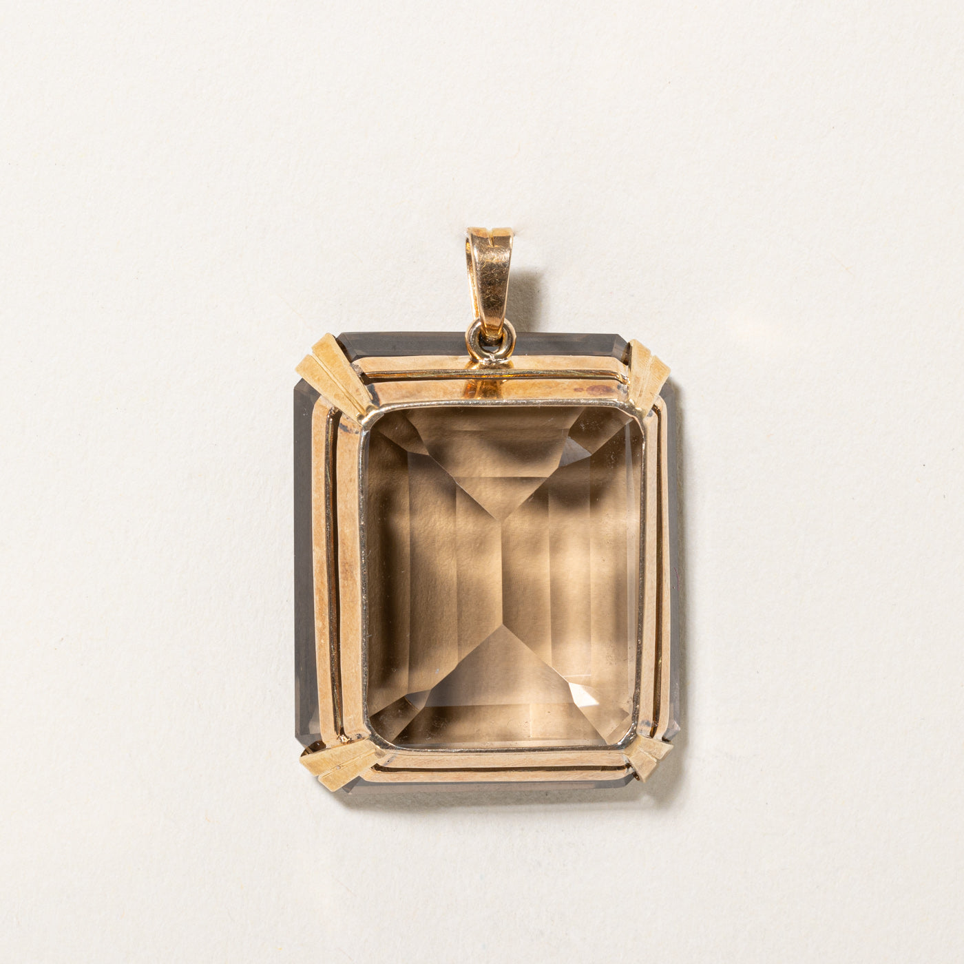105.00ct Large Smoky Quartz Pendant Necklace - Natural Gemstone Jewelry for Women, Healing Crystal Gift for Meditation & Spiritual Energy