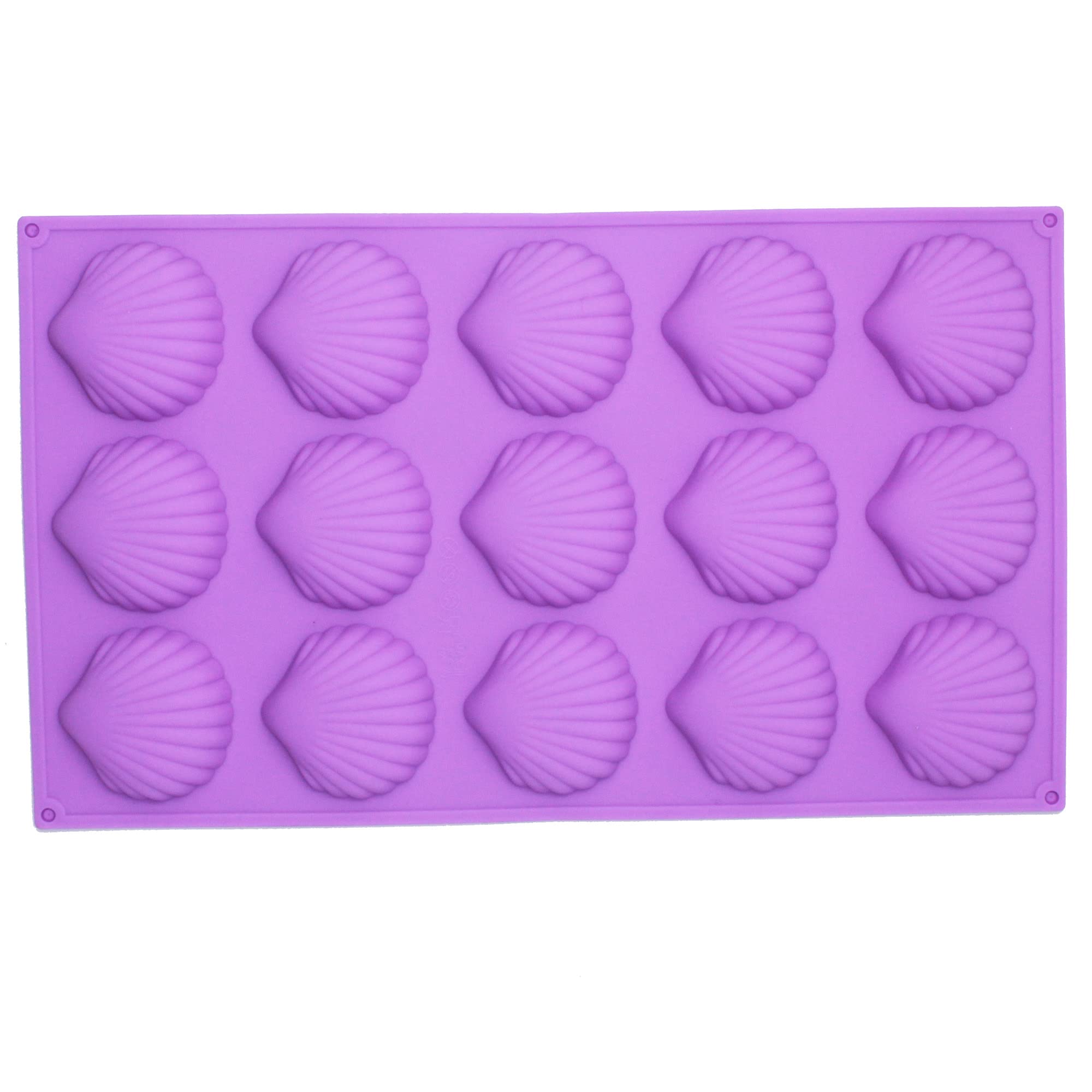 Premium Silicone Mold for Small Shell Soap, Madeleines, Cake, Chocolate & Muffins - 1oz per Cell - Perfect for Baking, DIY Crafts & Homemade Treats