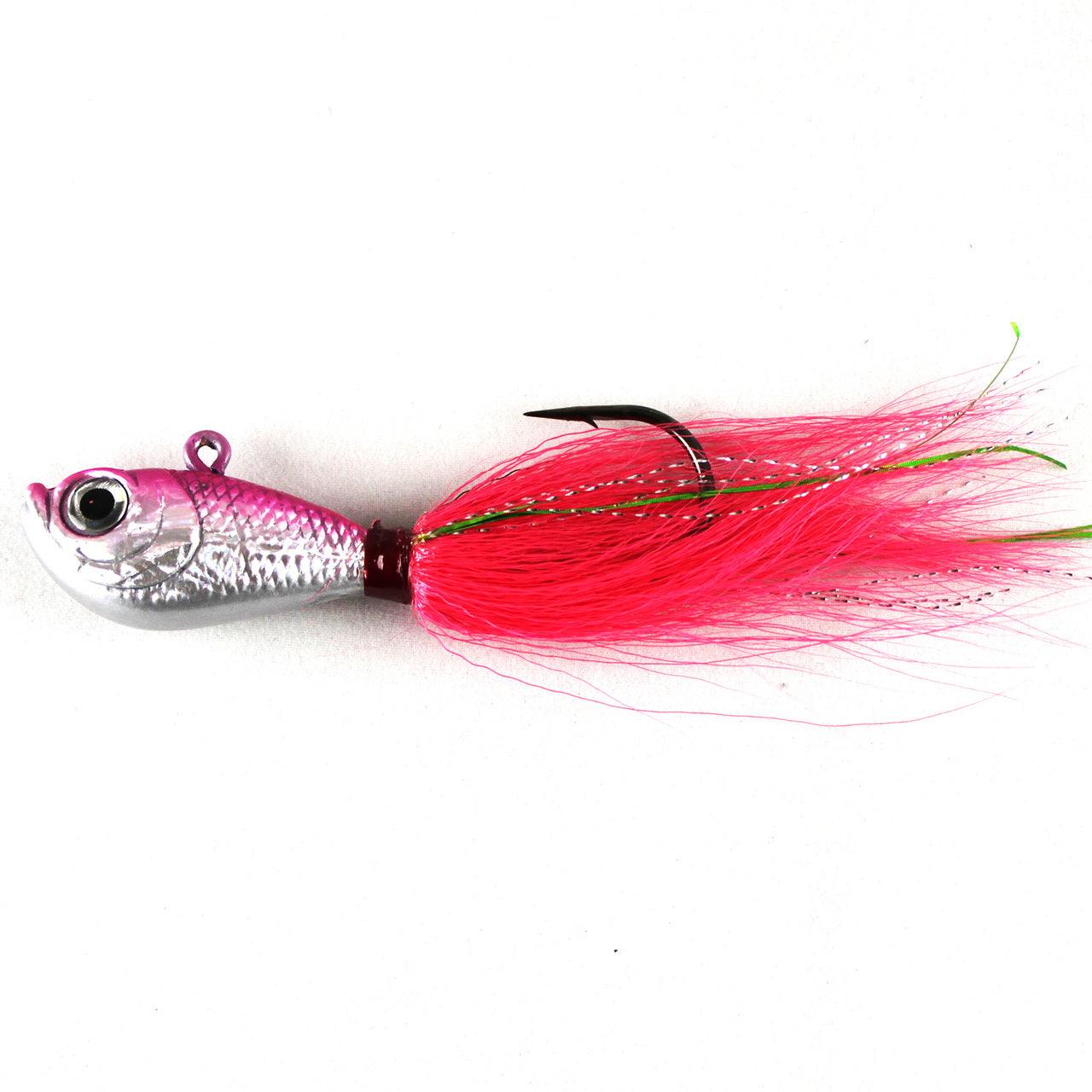 Premium Bucktail Jigs for Saltwater Fishing – Jigging World Ver. 1 Closeout – Ideal for Striped Bass, Fluke & Inshore Gamefish