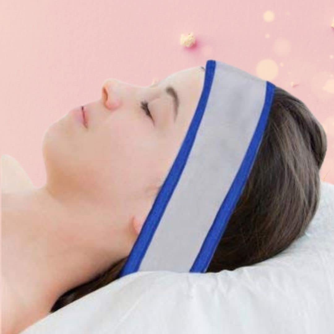 Doberyl 20 Pcs Disposable Spa Facial Headbands | Velcro Adjustable Hair Bands for Makeup, Hair Coloring, Salon & Spa | Strong Grip Head Wraps for Women & Men | Perfect for Facials, Skincare & Hair Treatments