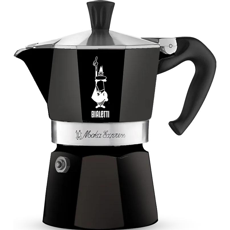 Bialetti Moka Express 3-Cup Stovetop Espresso Maker - Classic Italian Coffee Pot for Home & Office Use