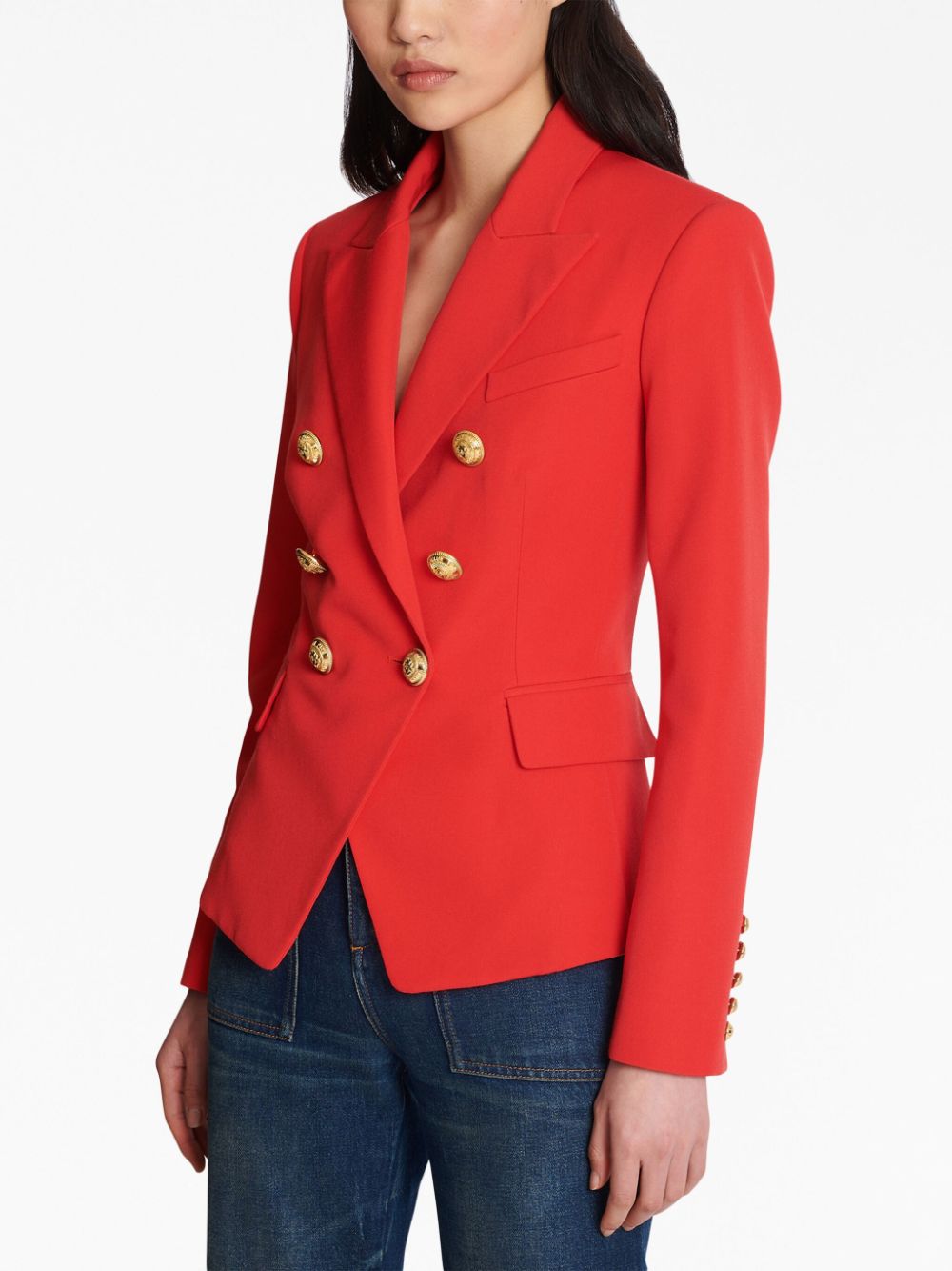 Balmain Red Jackets for Women - Luxury Designer Coats & Blazers | Perfect for Parties, Work & Evening Events