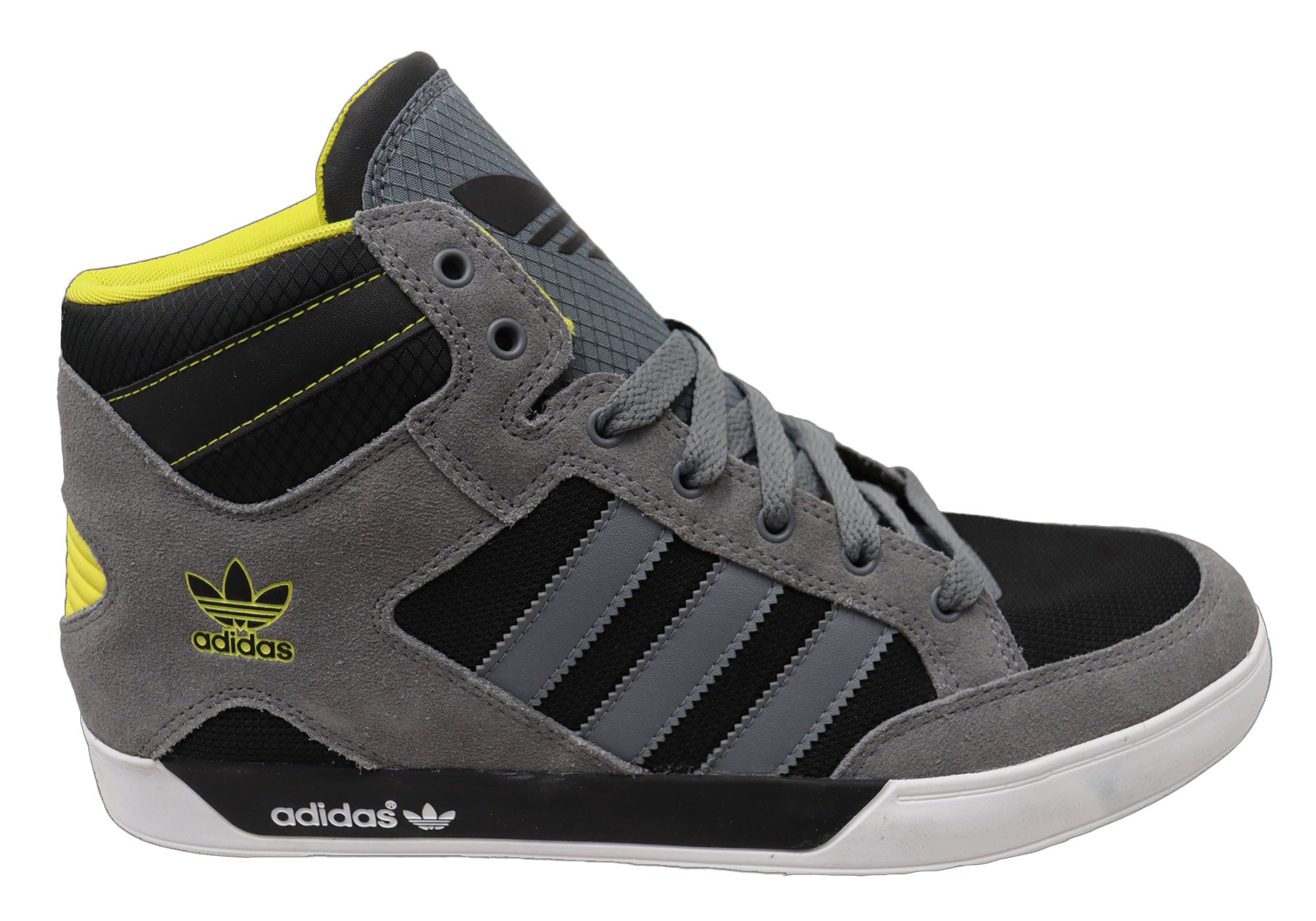 Adidas Men's Hard Court Hi Comfortable Lace-Up Tennis Shoes - Perfect for Casual Wear & Court Sports