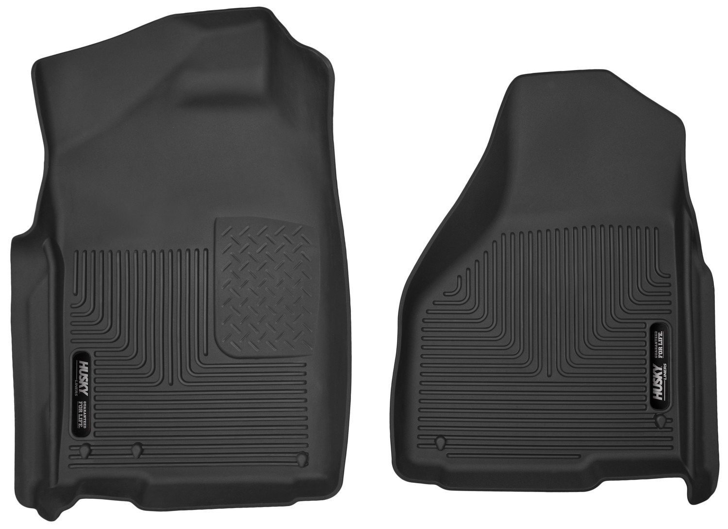 JuicedHybrid Automatic Transmission for 2002-2010 Dodge Ram 1500 & 2011-2017 Ram 3500 | Husky Liners X-act Contour Series Front Row Floor Mats in Black - Perfect for Off-Roading & Daily Protection