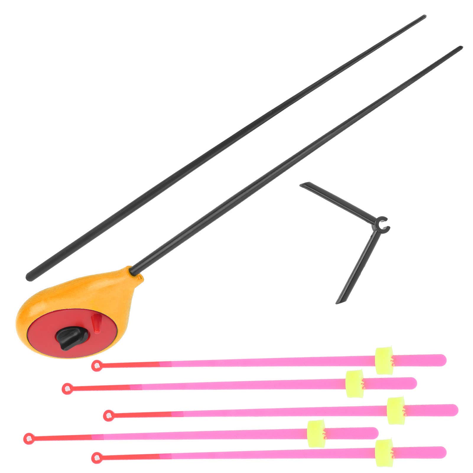 Qqmora Ice Fishing Rod Kit - Durable Winter Fishing Tool with Sensitive Tip for Freshwater Ice Fishing | Perfect for Ice Anglers & Winter Outdoor Enthusiasts