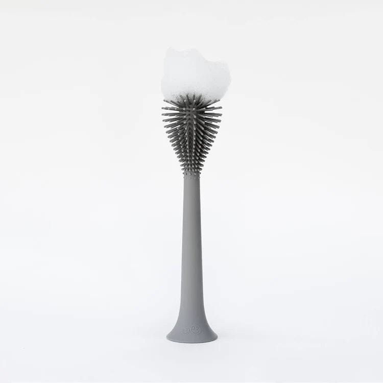 Ezpz Baby Bottle Brush - Soft Bristle Cleaning Brush for Infant Bottles, Sippy Cups, and Pacifiers - Perfect for Newborns and Toddlers - Dishwasher Safe for Easy Cleaning