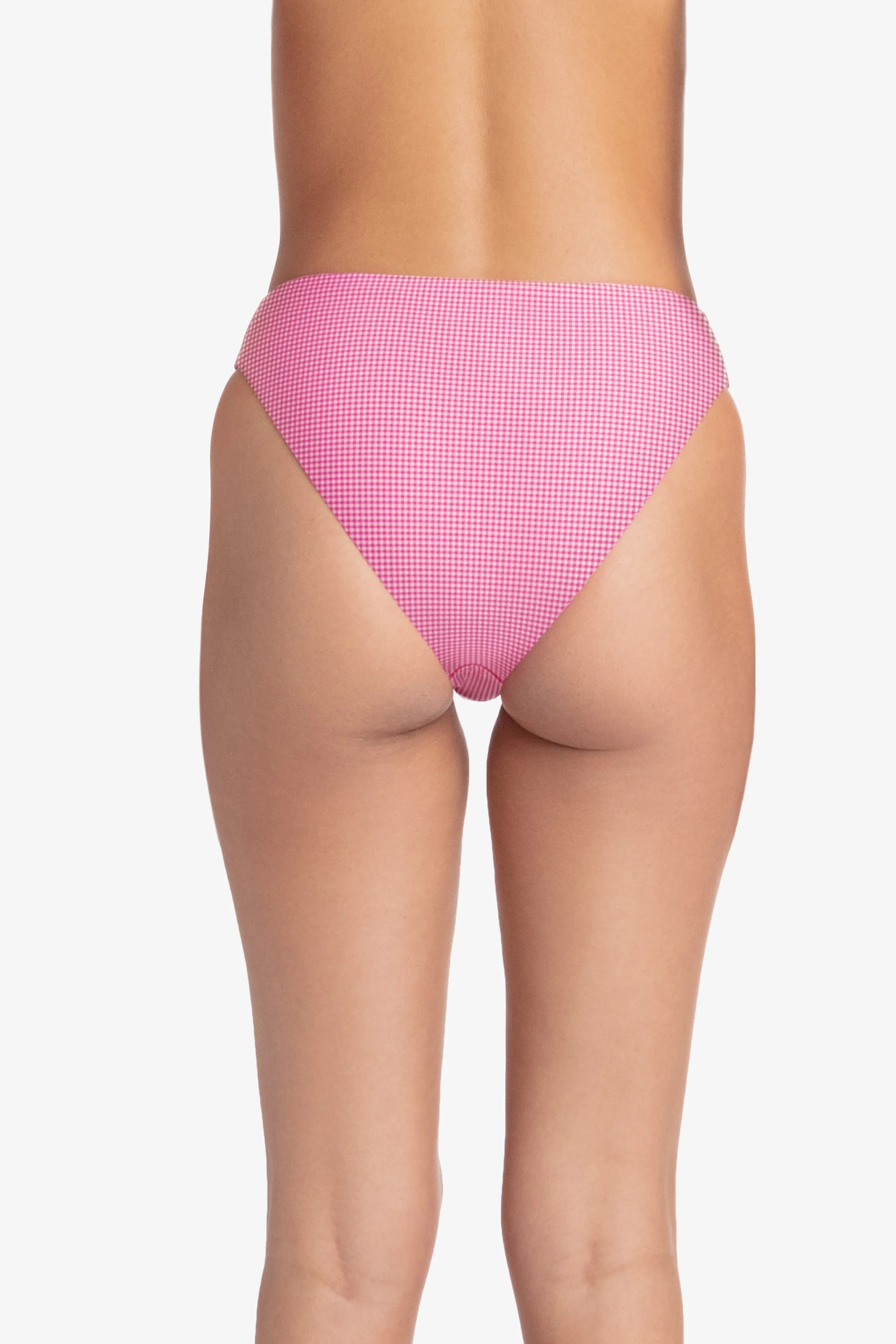 Midi Slimmer Bottom | Pink Gingham Checkered Skirt for Women | Perfect for Summer Outfits, Beach Vacations & Casual Wear