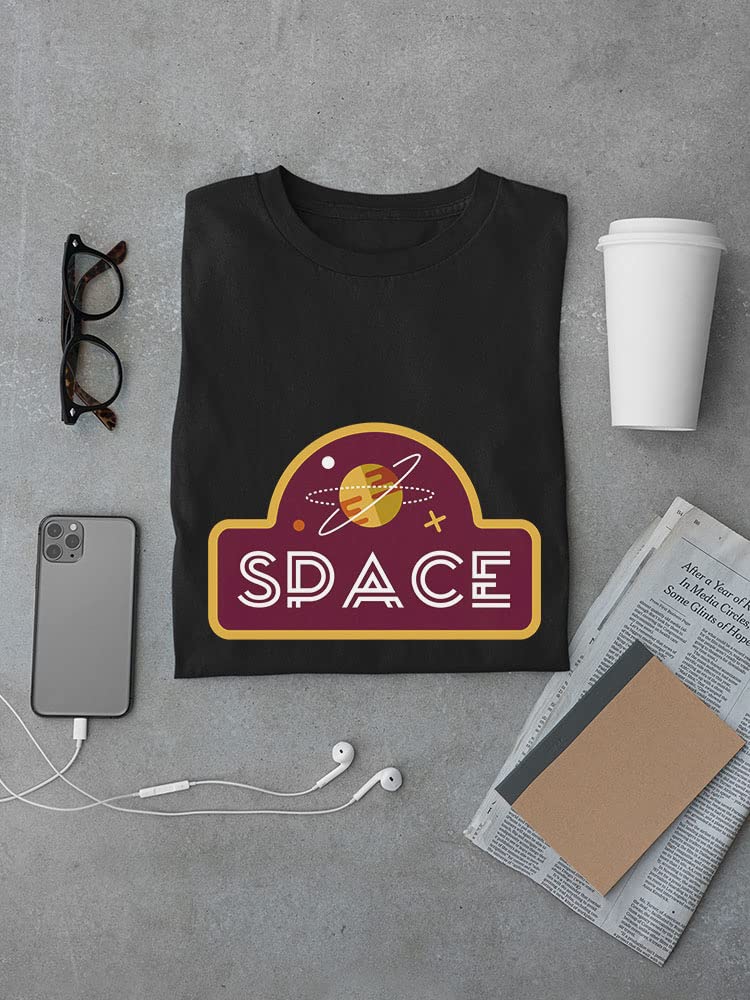 Space Orange Planet Graphic T-Shirt for Men - Cool Astronaut & Galaxy Print Tee - Casual Wear for Everyday, Street Style & Gifts