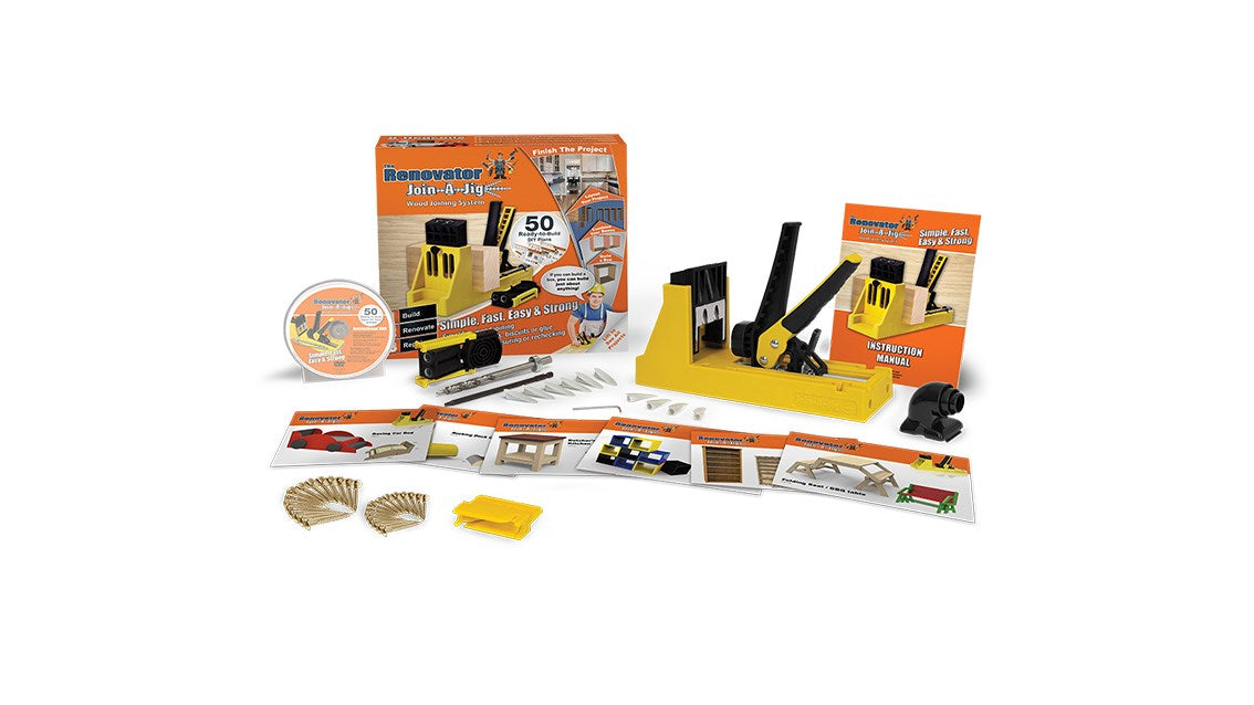 The Renovator Join A Jig - Premium Woodworking Tool for DIY Projects & Home Renovations | Perfect for Cabinet Making, Furniture Repair & Crafting