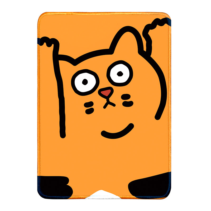 Anime Cat Mouse Pad - Cute Artistic Gaming Mousepad for Women, Large Non-Slip Surface, Perfect for PC Gaming & Office Work (Gamer Gift, Home/Office Desk Accessory)