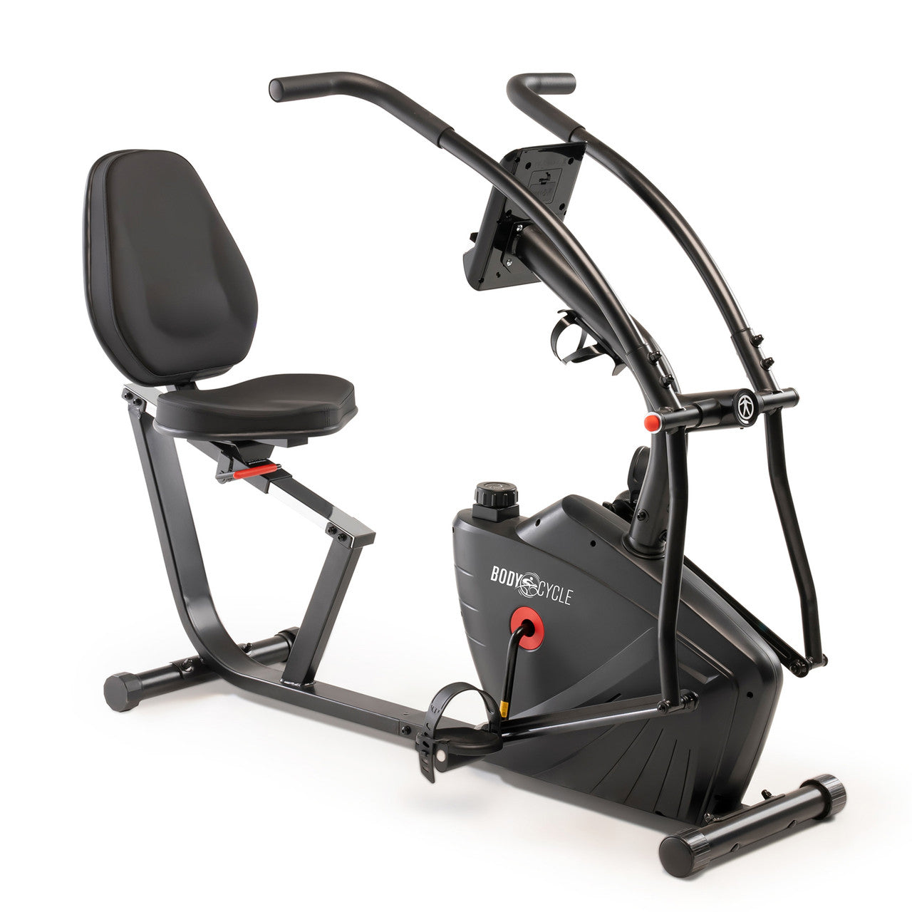 Marcy JX-7301 Dual Action Recumbent Exercise Bike for Home Gym - Full Body Workout Machine with Adjustable Resistance | Ideal for Cardio Training, Physical Therapy & Low-Impact Fitness