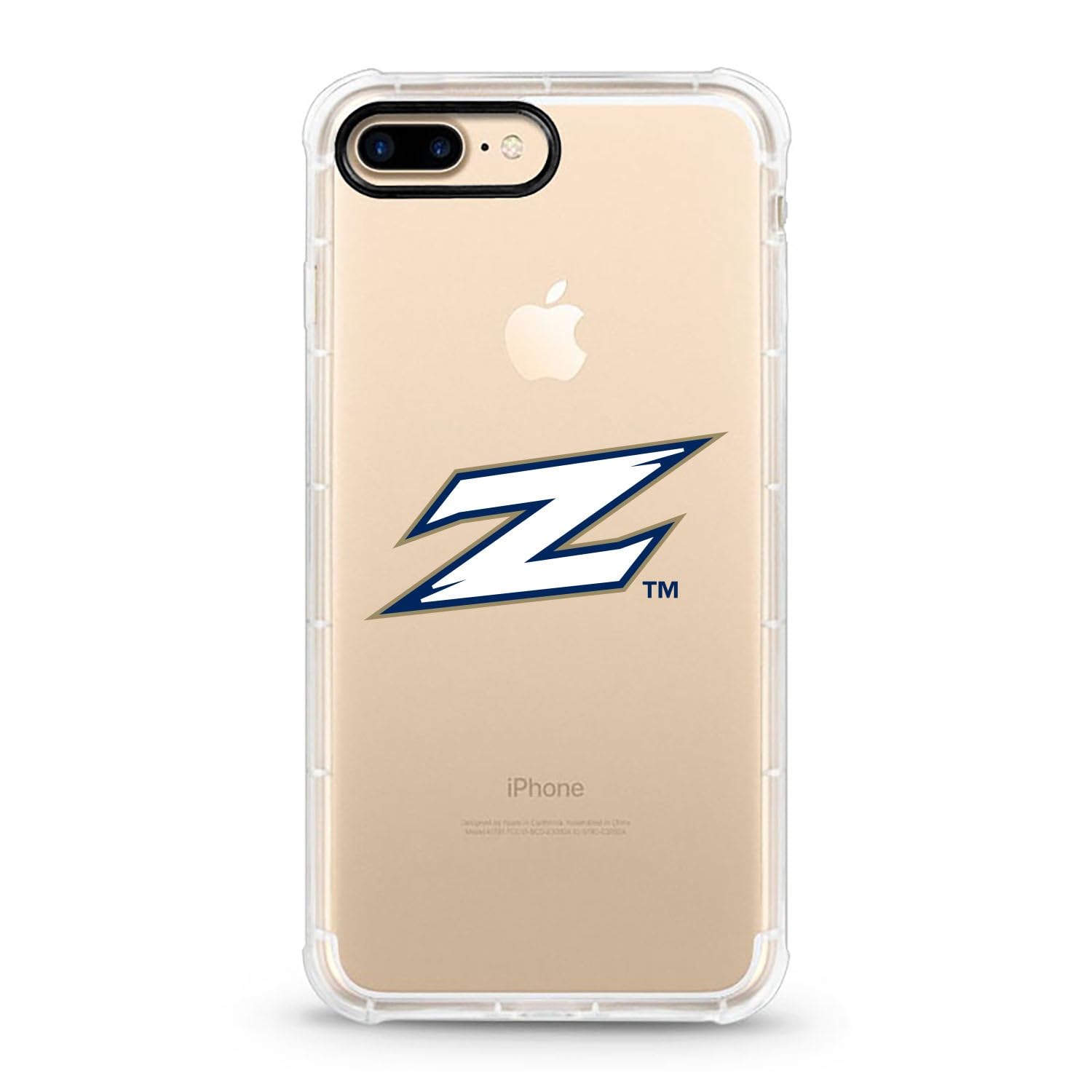 OTM Essentials Rugged Phone Case for iPhone 13 Pro Max - Shockproof Protective Cover with Reinforced Edges, Classic White Design - Perfect for University of Akron Students & Outdoor Activities