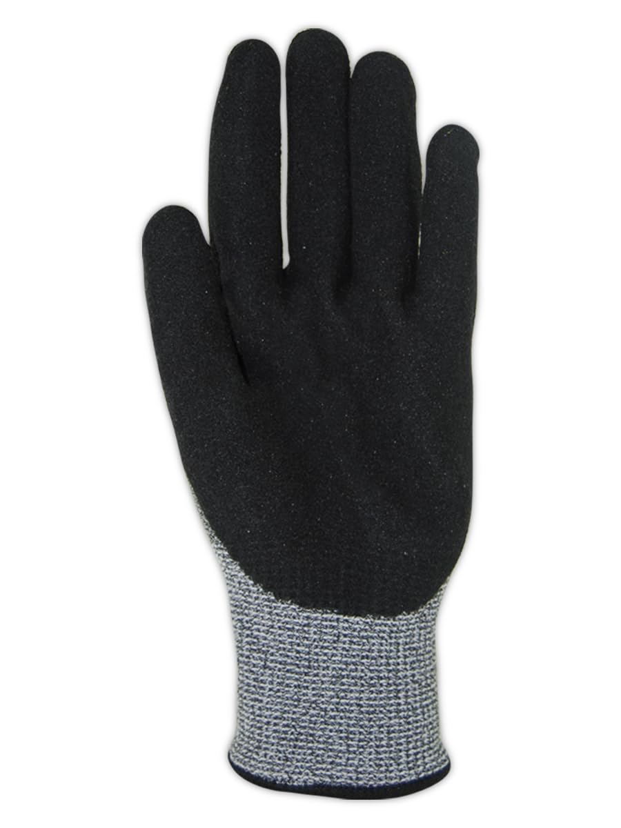 ANSI A3 Hyperon Blended Sandy Nitrile Coated Work Gloves - 24 Pairs, Size 8/Medium (GPD255) | Durable & Grip-Enhanced for Construction, Automotive & DIY Projects