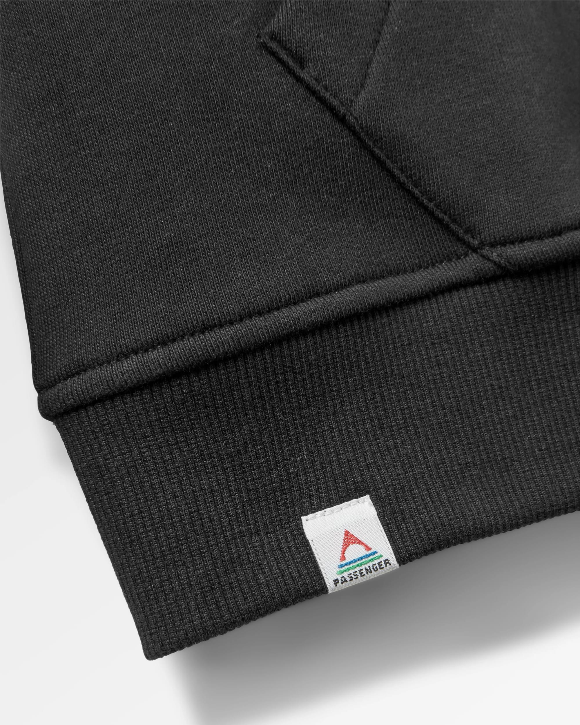 Organic Cotton Yuca Hoodie for Men & Women - Soft & Comfortable Pullover Sweatshirt - Perfect for Casual Wear, Gym, and Outdoor Activities - Black