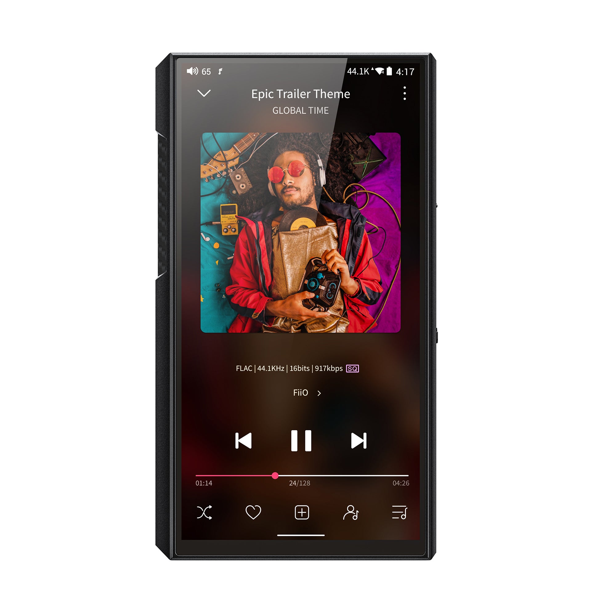 FiiO M11 Plus ESS Hi-Res Portable Music Player with Dual ES9068AS DAC - Perfect for Audiophiles, Travel, and On-the-Go Listening