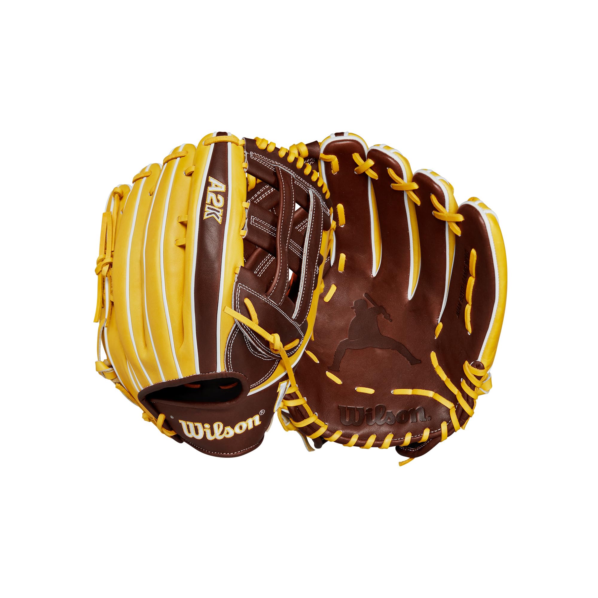 Wilson A2K Game Model Outfield Baseball Gloves - Juan Soto & Mookie Betts Signature Series | Premium Leather for Professional Performance | Perfect for Outfield Training & Competitive Games