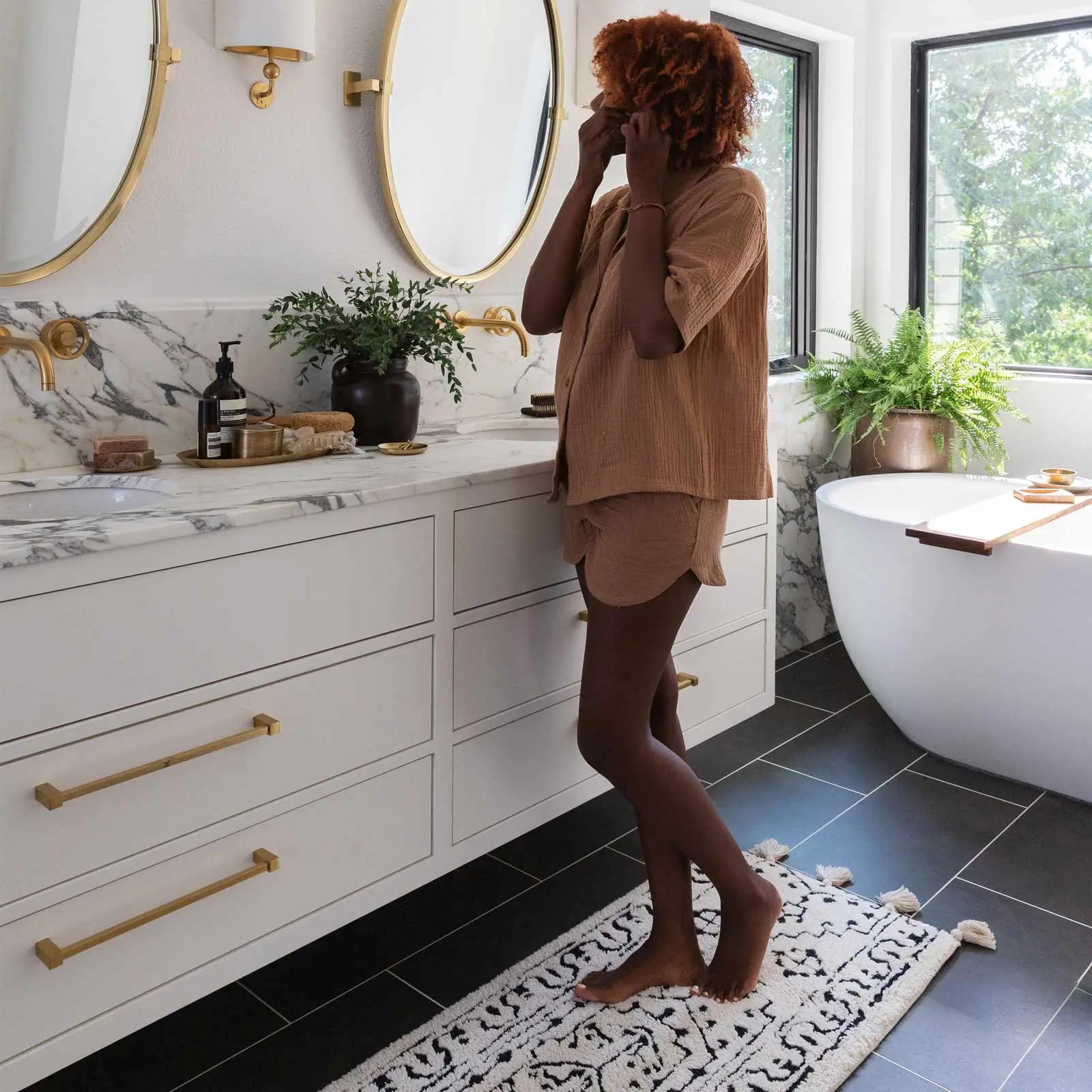 Soft and Absorbent Bath Mat - Arden Non-Slip Bathroom Rug for Safety and Comfort | Perfect for Bathroom, Shower, and Vanity Areas
