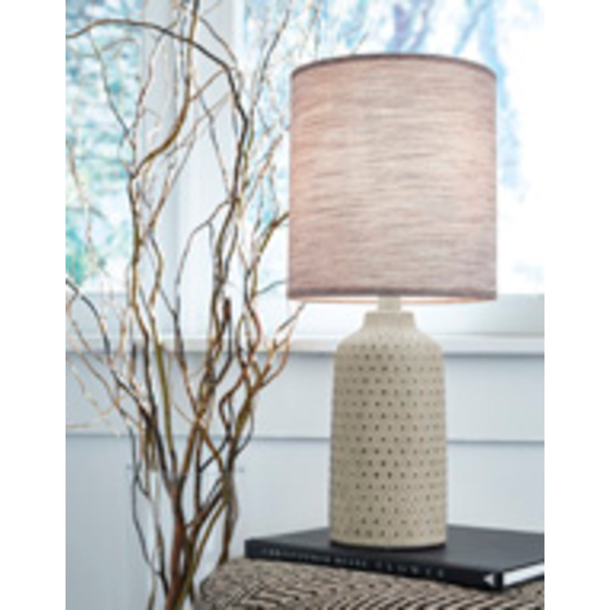 Donnford Modern Table Lamp - Single Bulb, Adjustable Brightness for Bedroom, Living Room & Office - Energy Efficient LED Desk Light