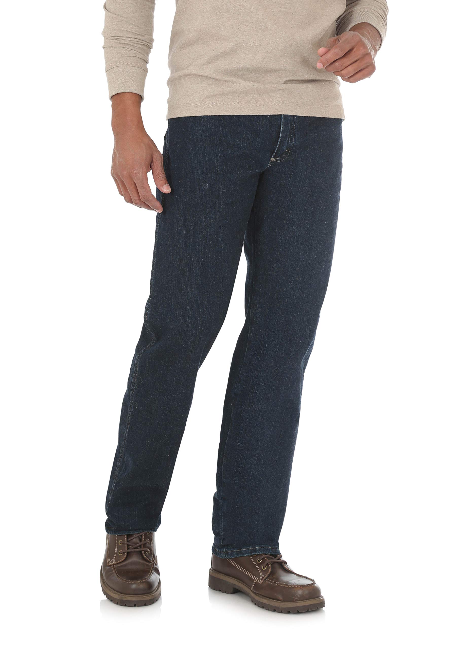 Wrangler Men's Rugged Wear Classic Fit Jeans - Durable Denim Pants for Casual & Work Wear | Perfect for Outdoor Activities, Ranch Work & Everyday Use