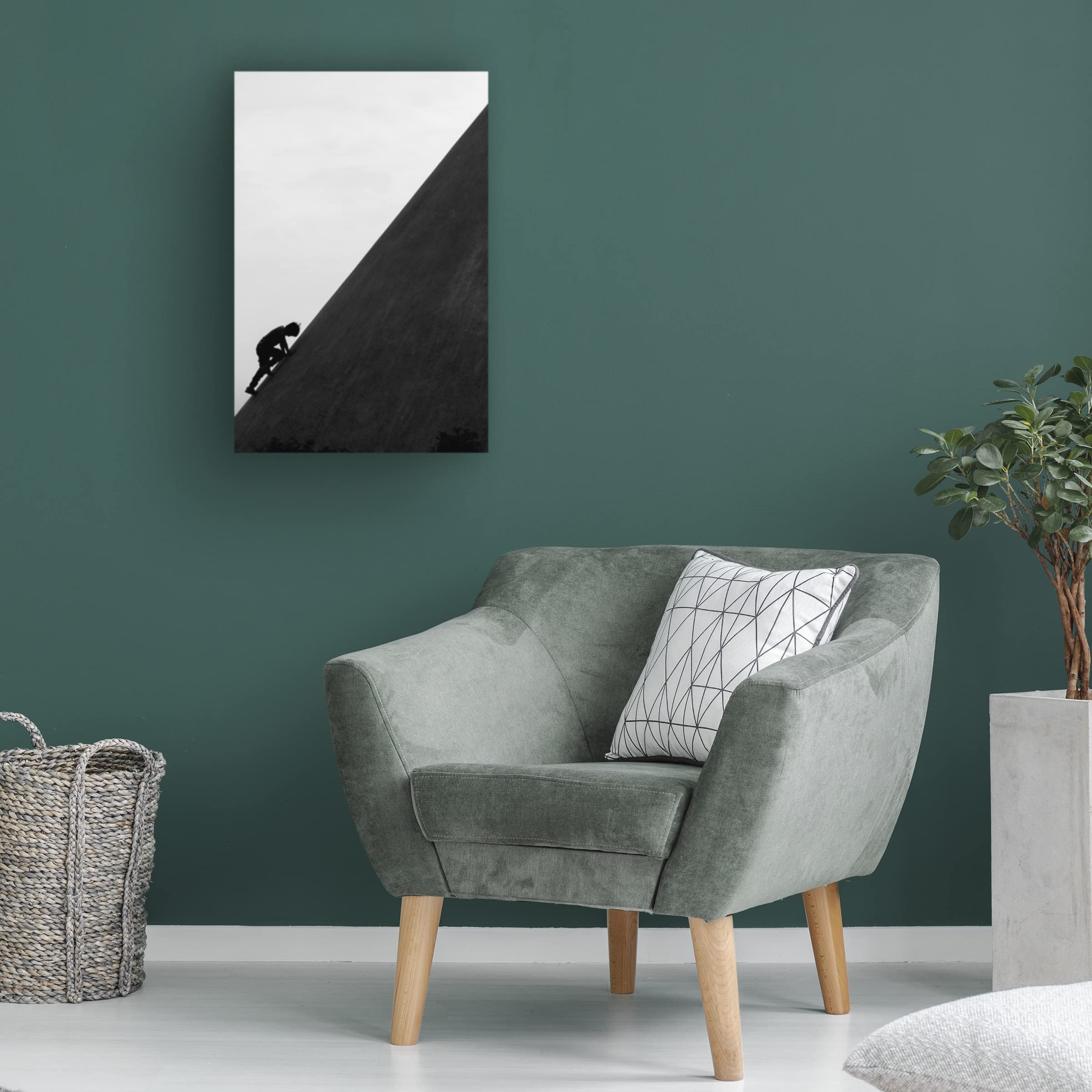 Stefano Corso 'No Surrender' Canvas Wall Art Print - Modern Home Decor for Living Room, Bedroom & Office - High Quality Framed Painting for Gifts & Interior Design