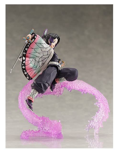Aniplex BUZZmod Demon Slayer Kimetsu no Yaiba Shinobu Kocho 1/12 Scale Action Figure - Anime Collectible for Display & Cosplay Enthusiasts