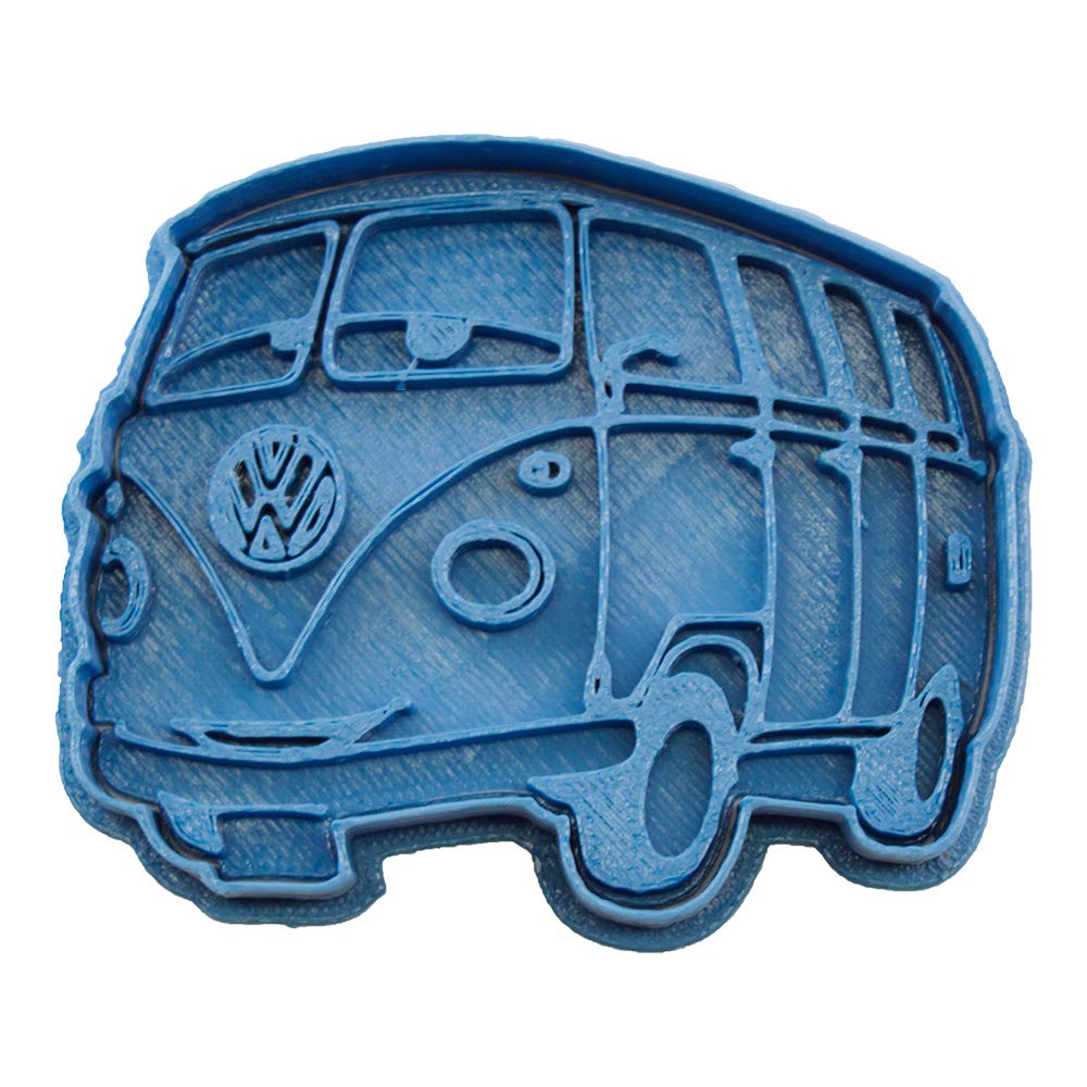 Blue Car-Shaped Cookie Cutters Set of 6 - 16 x 14 x 1.5 cm Baking Tools for Kids Birthday Parties, Baby Showers & Holiday Cookie Decorating
