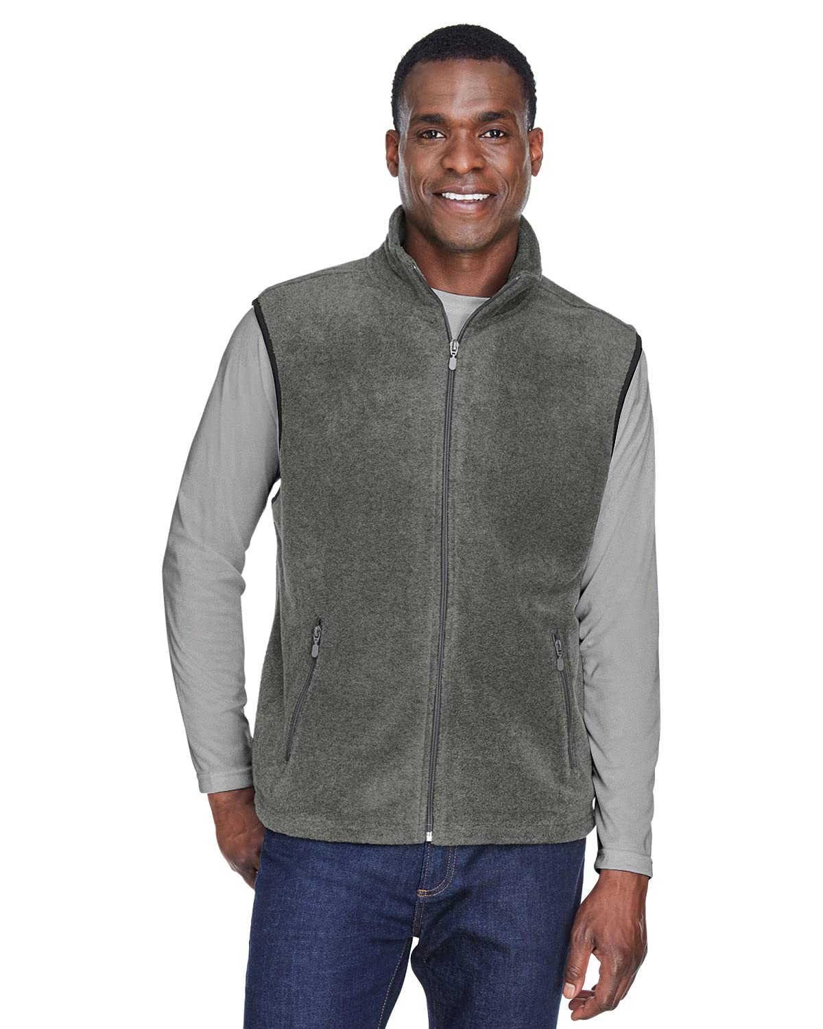 Men's Lightweight Fleece Vest for Outdoor Hiking & Casual Wear - Warm Winter Layering Piece for Men