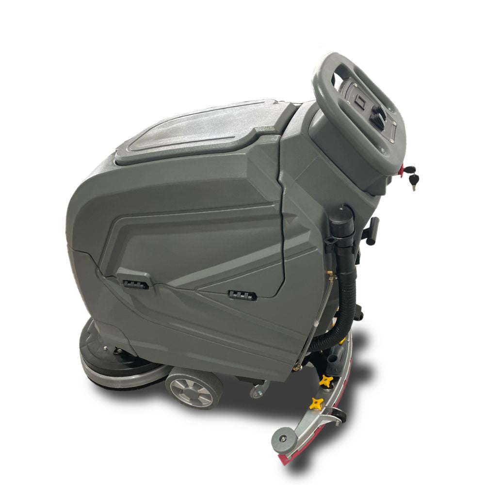 Forestwest BM902 Battery-Powered Walk-Behind Floor Scrubber - Ideal for Commercial Cleaning, Warehouses & Large Hard Surface Areas