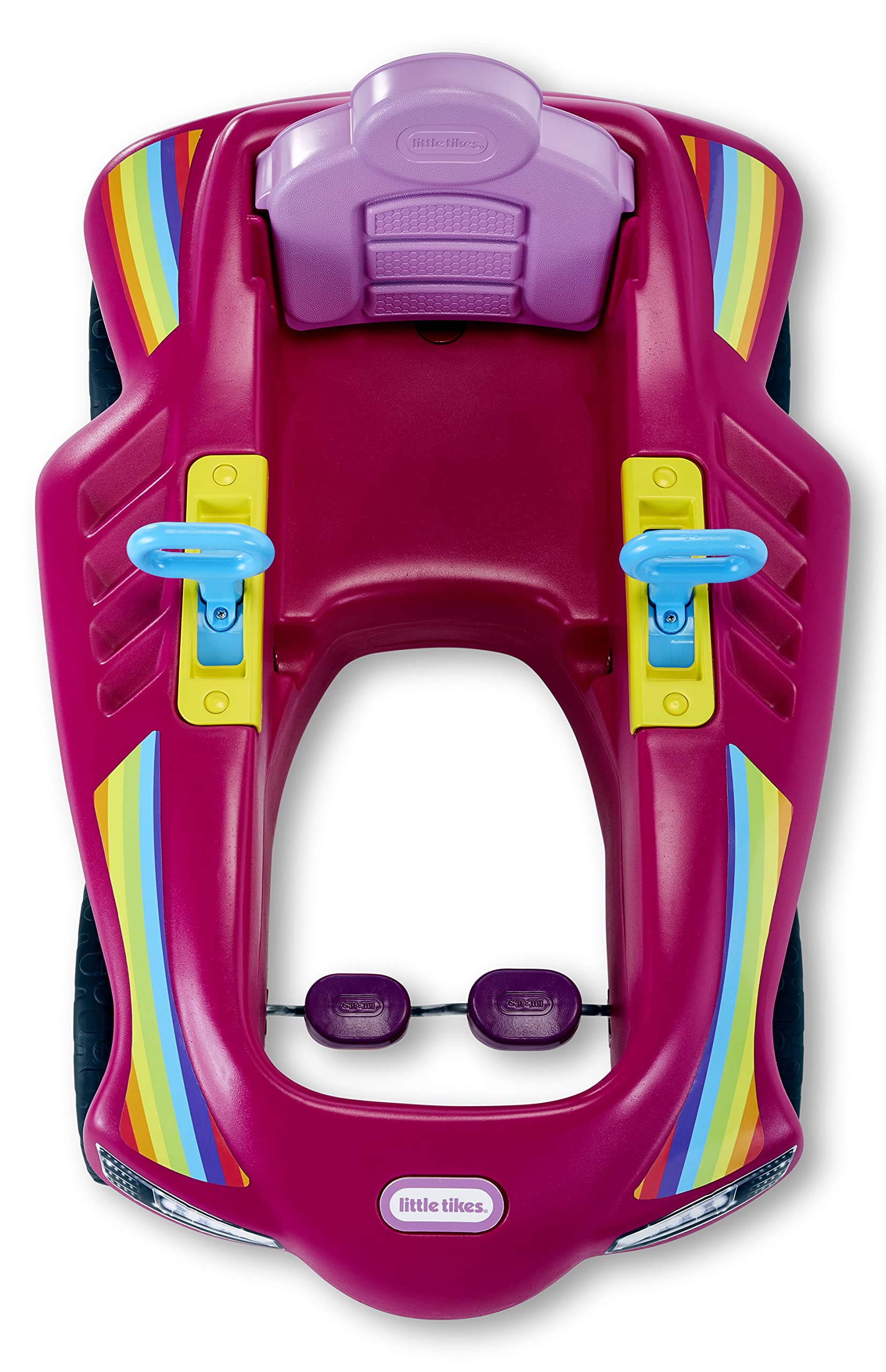 Little Tikes Jett Car Racer Pink - Adjustable Ride On Toy Car for Kids Ages 3-10 | Dual Handle Steering & Racing Control | Perfect Outdoor Play Toy & Birthday Gift for Boys & Girls | Great for Backyard Fun, Playdates & Preschool Activities