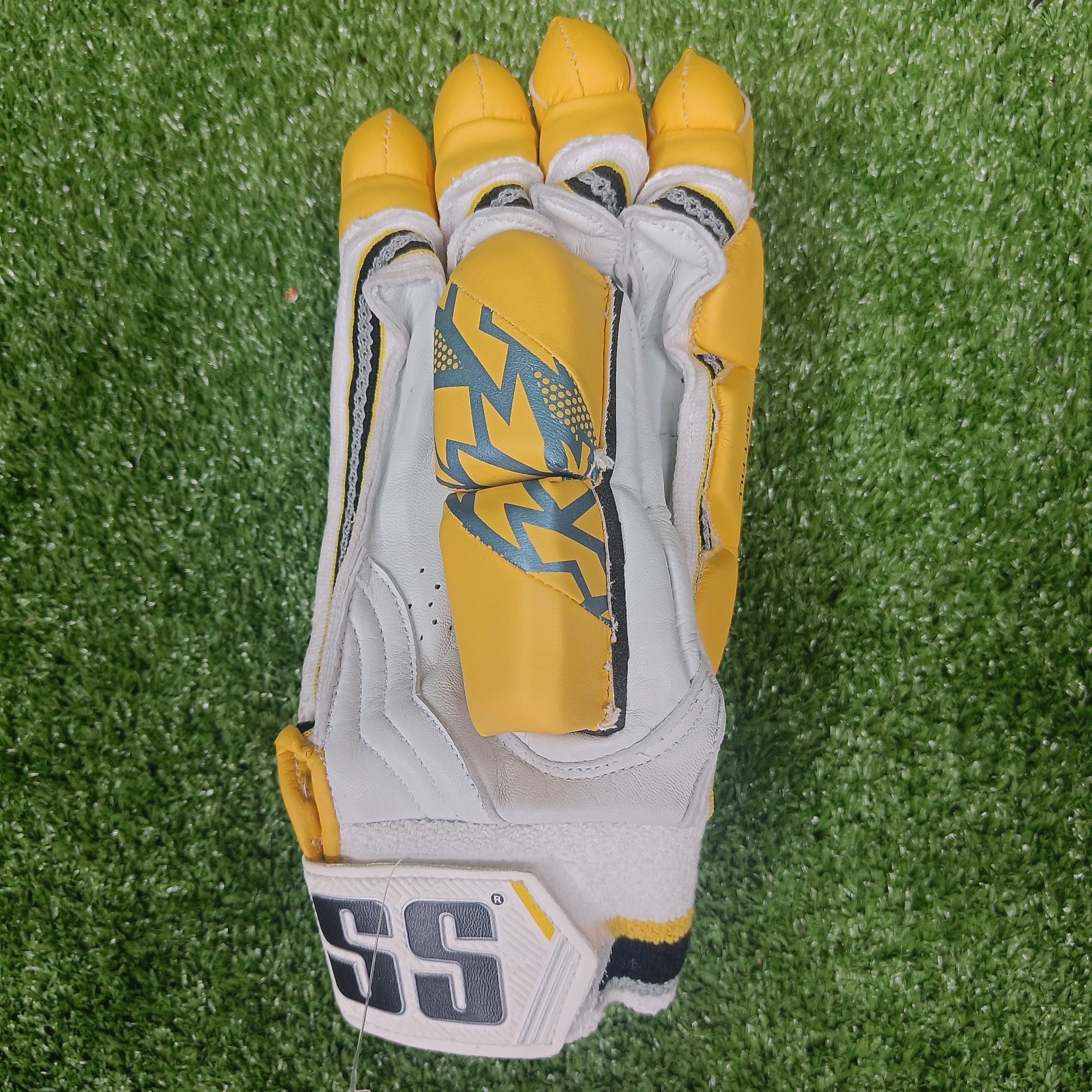 Premium SS Super Test Chennai Super King IPL Cricket Batting Gloves - Professional Quality for Cricket Matches & Training Sessions