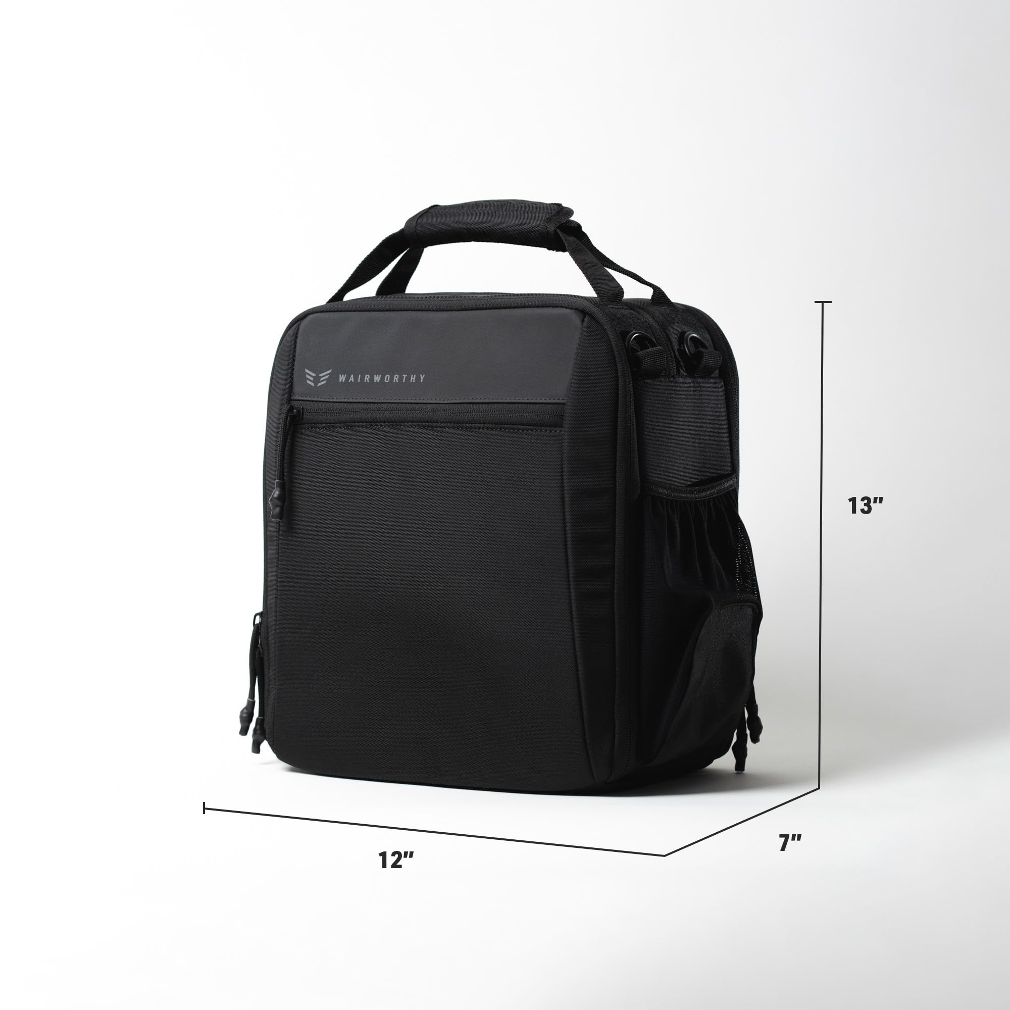 Ascend Flight Bag for Pilots - Durable Aviation & Travel Gear Organizer with iPad Compartment, Kneeboard Pocket, Headset Storage & Valuables Protection - Perfect for Cockpit, Flight Training & Business Travel