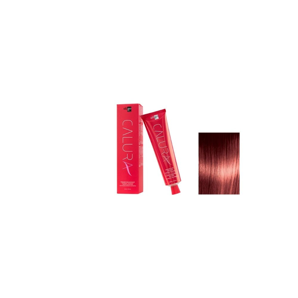 Calura Permanent Hair Color 6RK/6 (Dark Reddish Brown) - Long-Lasting Vibrant Hair Dye for Salon-Quality Results at Home | Perfect for Brunettes & Covering Gray Hair
