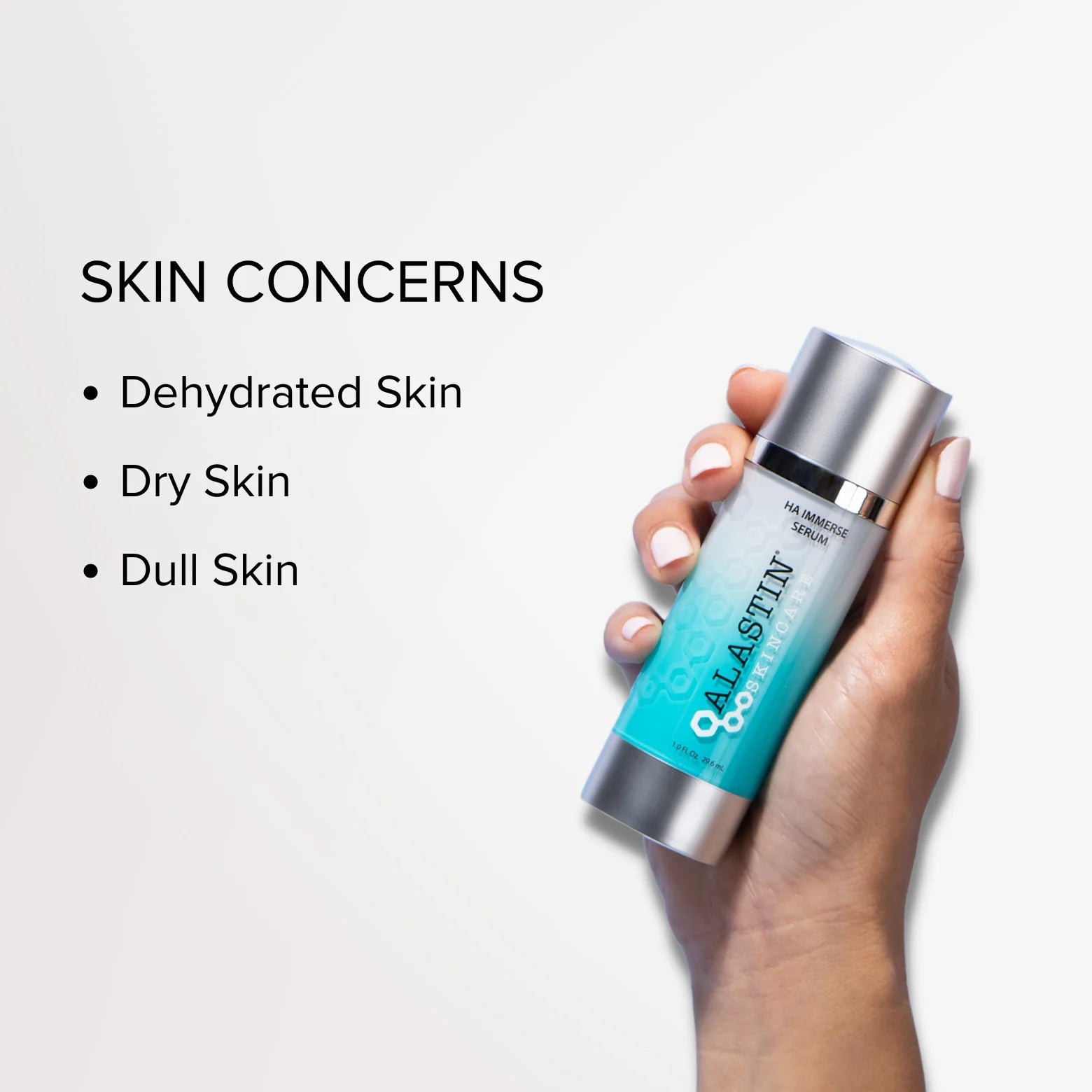 Alastin HA (Hyaluronic Acid) IMMERSE Serum - Hydrating Anti-Aging Face Serum for Dry Skin - Perfect for Nighttime Skincare Routine & Daily Moisturizing