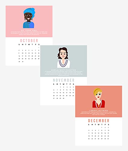 2025 Inspiring Women Desk Calendar with Stand - Motivational & Stylish Office Decor for Women, Perfect for Work, Home, or Gift Giving