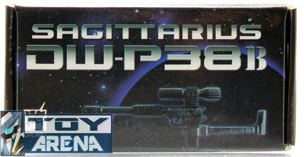 Dr. Wu DW P38B Black Sagittarius Megatron Gun Walther P38 Weapon Accessory - Perfect for Cosplay, Collectors & Airsoft Enthusiasts