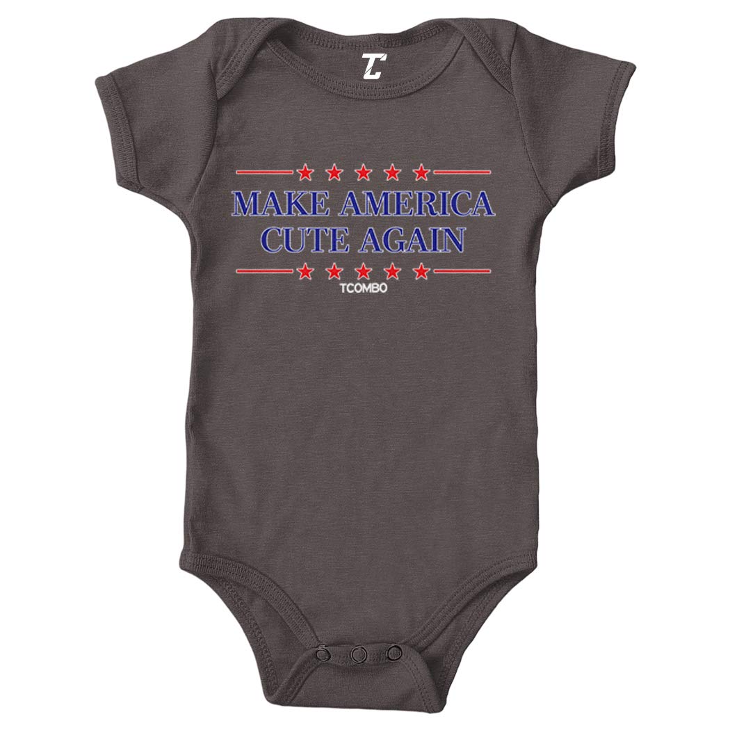 Make America Cute Again - MAGA Trump Baby Bodysuit | Patriotic Onesie for Infants & Toddlers | Perfect for 4th of July, Election Parties & Political Events