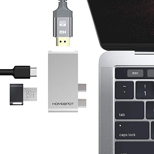 Mini USB C Hub - Silver