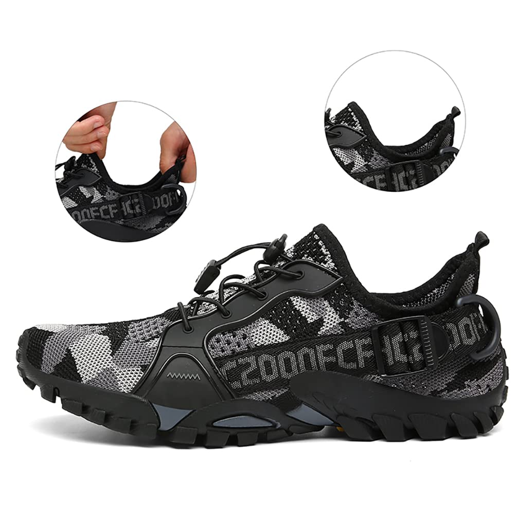 **Men's & Women's Water Shoes - Quick Drying Aqua Shoes for Hiking, Beach, Trekking & Outdoor Activities | Non-Slip Walking & Climbing Sneakers**