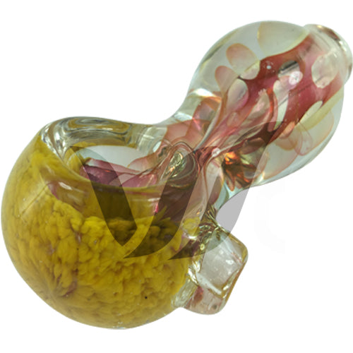 Vibrant Crazy Color Spoon Pipe - Handmade Glass Smoking Pipe for Herbs & Tobacco | Perfect for Travel, Camping & Outdoor Use