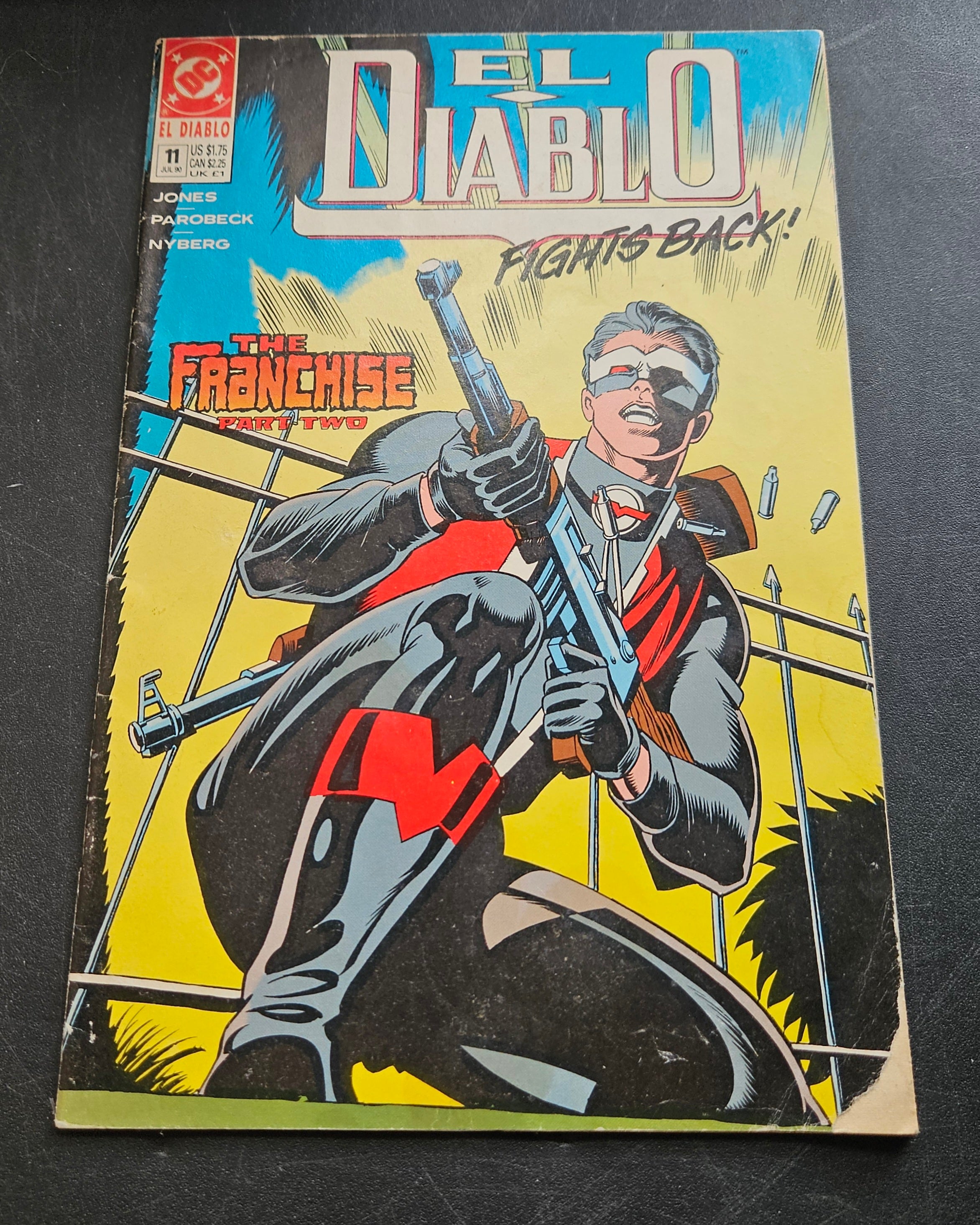 El Diablo #11 - The Franchise Part 2 of 2 (June 1990 DC Comic Book) | Vintage Collectible, Superhero Story for Comic Enthusiasts & DC Fans