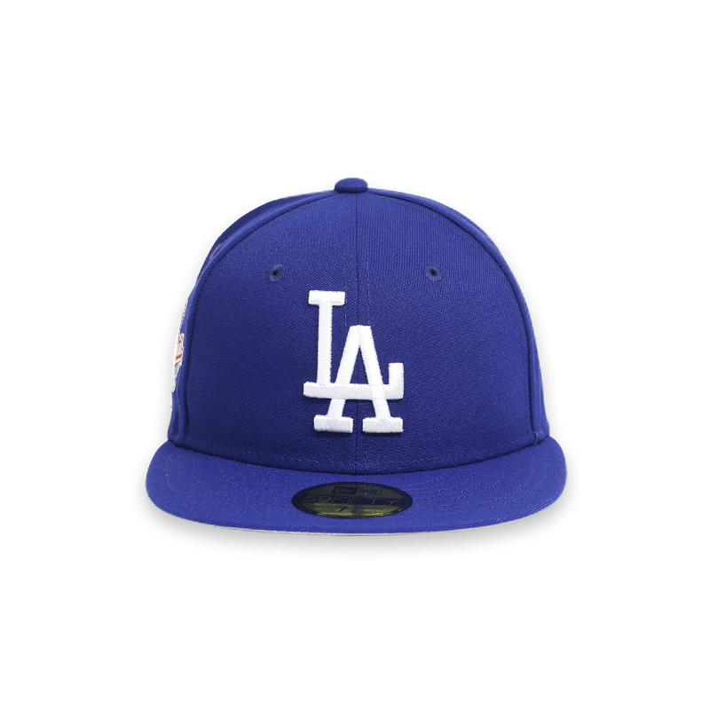 Los Angeles Dodgers 1988 World Series Blue 59FIFTY Fitted Baseball Cap for Men - Perfect for Game Day, Sports Events & Fan Collections