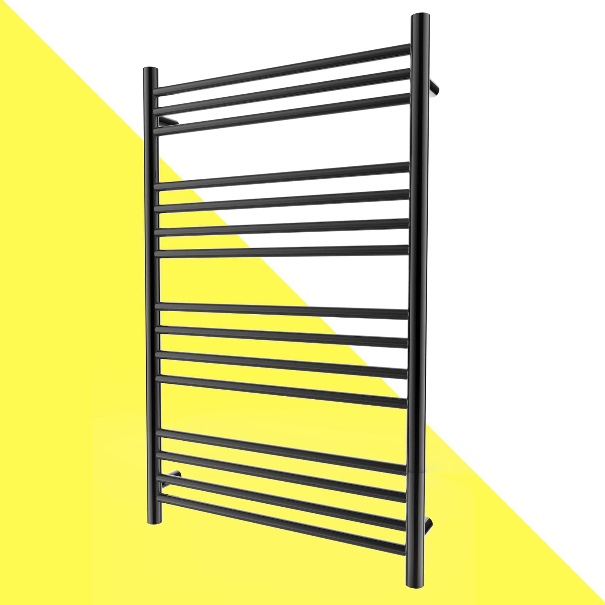 Bbee.tech Electric Heated Towel Rack - Adjustable Timer Wall Mount Towel Warmer for Bathroom Spa | Hardwired & Plug-in Options | Perfect for Luxury Bathrooms, Hotels & Home Spa Relaxation