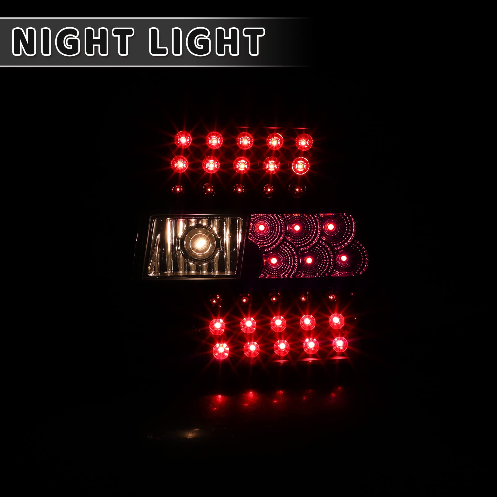 AUTOWIKI LED Tail Lights for Volkswagen GTI Golf MK4 (1999-2004) - Pair of Left & Right Rear Lamp Assemblies - Direct Replacement for Driver & Passenger Side - Perfect for Night Driving & Car Upgrades
